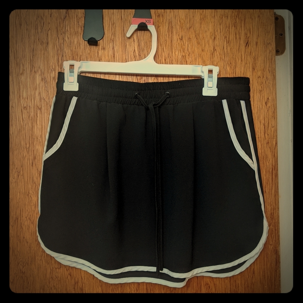 Track style mini skirt